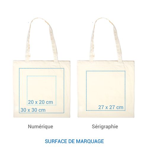 Cabas coton BIO SQUARE 155 Cabas coton BIO SQUARE 155