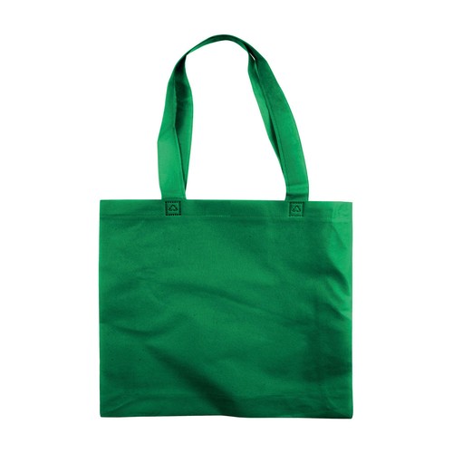 Bolsa de tejido sin tejer termosoldado, asas largas y fuelle Bolsa de tejido sin tejer termosoldado, asas largas y fuelle