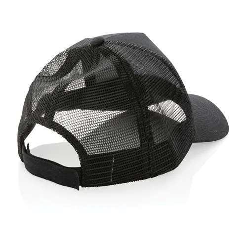 Casquette filet 5 panneaux coton recyclé Impact AWARE™ Casquette filet 5 panneaux coton recyclé Impact AWARE™