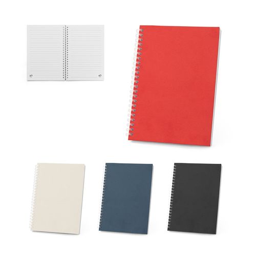 SCHILLER. Notizblock A5 mit flexiblem Cover, hergestellt aus 100 % Recyclingpapier SCHILLER. Notizblock A5 mit flexiblem Cover, hergestellt aus 100 % Recyclingpapier