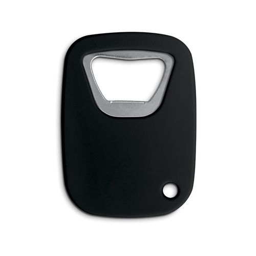 BOTTLE OPENER IN RECYCLED MATERIAL rPS with a neodymium magnet on the back