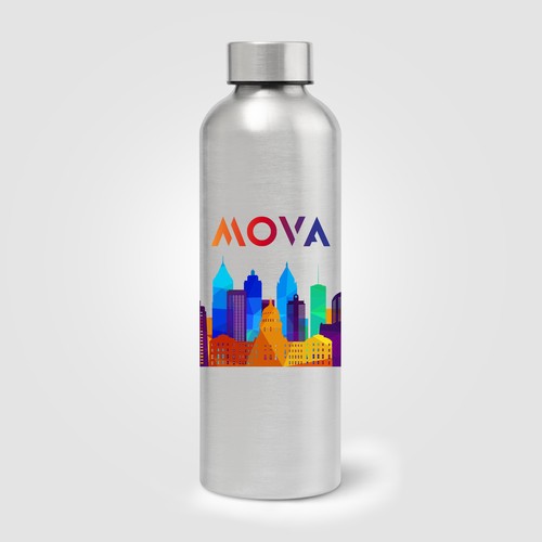 Astrid Trinkflasche Metallic aus recyceltem Edelstahl - 710 ml Astrid Trinkflasche Metallic aus recyceltem Edelstahl - 710 ml