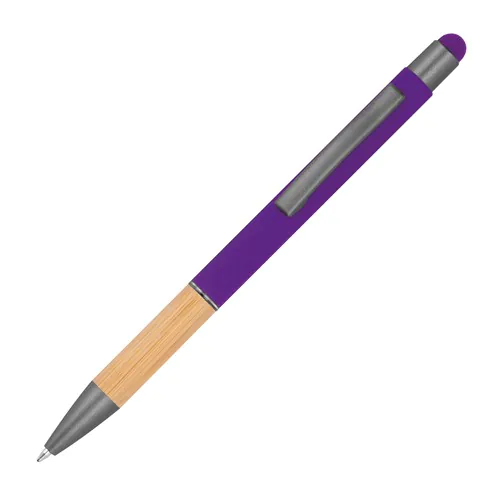 Ball pen with bamboo grip zone Ball pen with bamboo grip zone