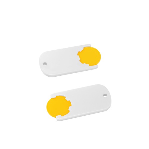 Chip holder with 1€ chip "Alpha" Chip holder with 1€ chip "Alpha"