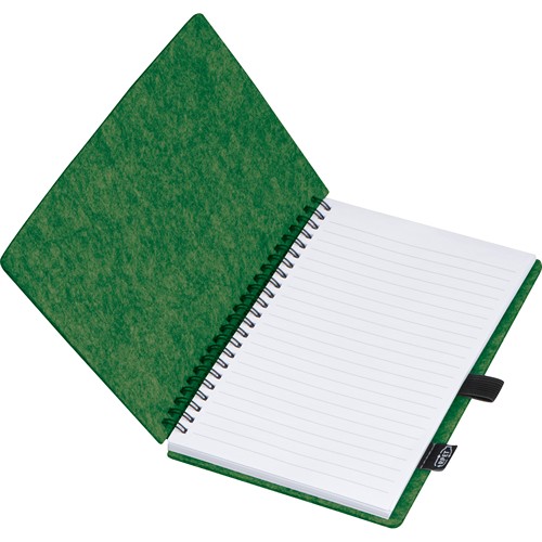Carnet en feutrine RPET BRENDA Carnet en feutrine RPET BRENDA