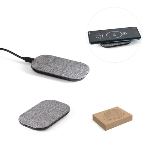 RENEWAL CHARGER. Supersnelle 15W draadloze oplader in gerecycled PET (100% rPET)