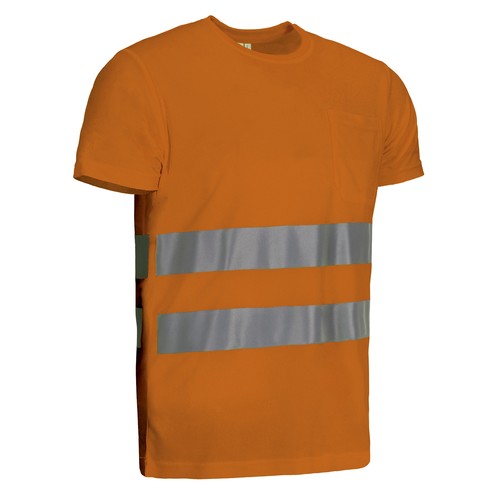 T-shirt met reflecterende strepen T-shirt met reflecterende strepen