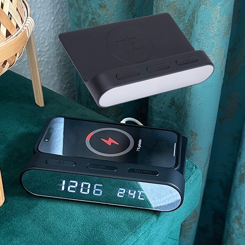Alarm Clock and Wireless Charger Adelaide Alarm Clock and Wireless Charger Adelaide