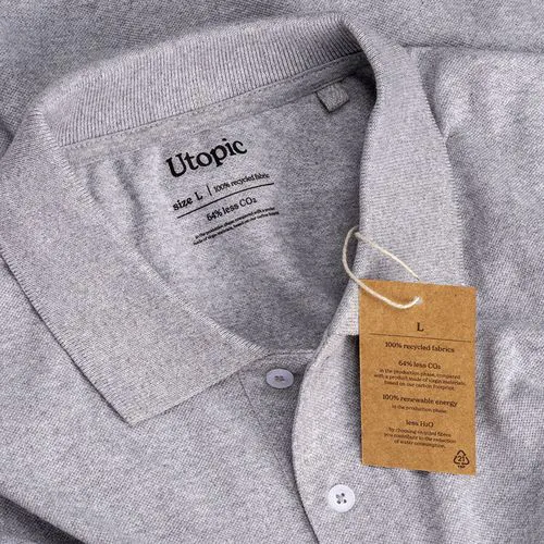 100% recycled fabric polo