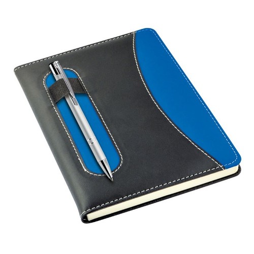 BLOC-NOTES BLEU/NOIR (SANS BOITE)