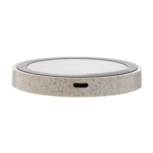 Wheat Straw 5W round wireless charging pad Wheat Straw 5W round wireless charging pad