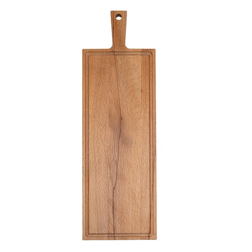Plank met handvat beuken 59x19 cm Plank met handvat beuken 59x19 cm