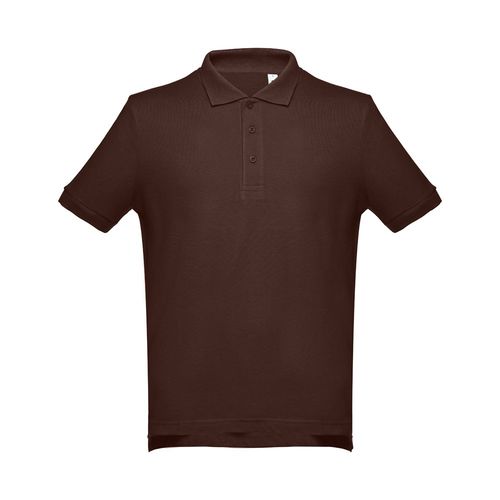 THC ADAM. Polo da uomo in cotone a maniche corte THC ADAM. Polo da uomo in cotone a maniche corte