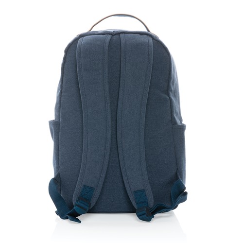 Impact AWARE™ 16 oz. recycled canvas laptop rugzak