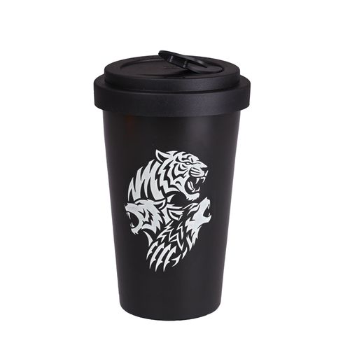 Beker Freedom Lock 280ml satijnzwart/zwart Beker Freedom Lock 280ml satijnzwart/zwart