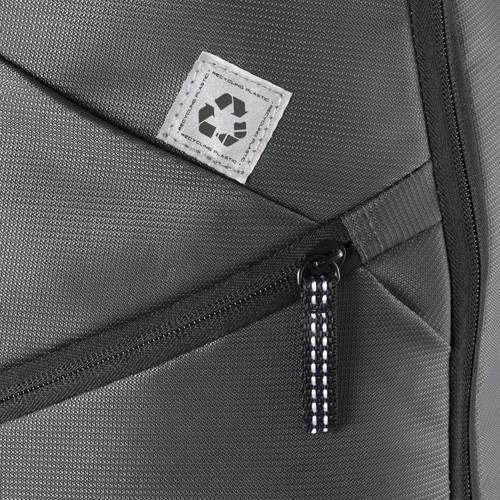 Laptop backpack in recycled PET