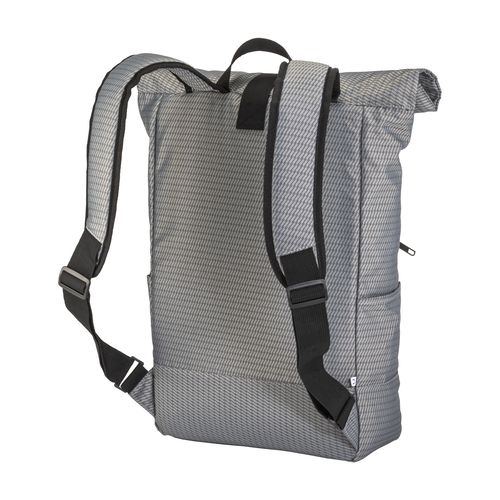 Zaino porta pc in poliestere riciclato con tintura ecologica Zaino porta pc in poliestere riciclato con tintura ecologica