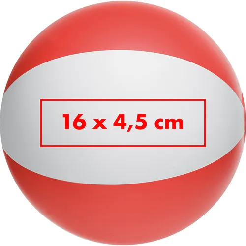 Bicoloured beach ball