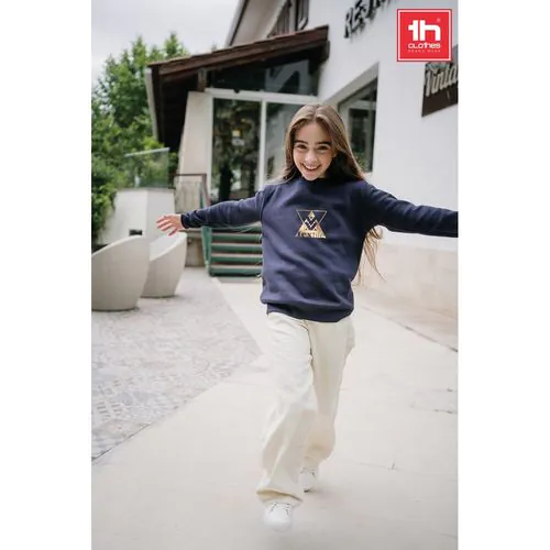 THC DELTA KIDS. Sweat-shirt pour enfants en coton et polyester recyclés THC DELTA KIDS. Sweat-shirt pour enfants en coton et polyester recyclés