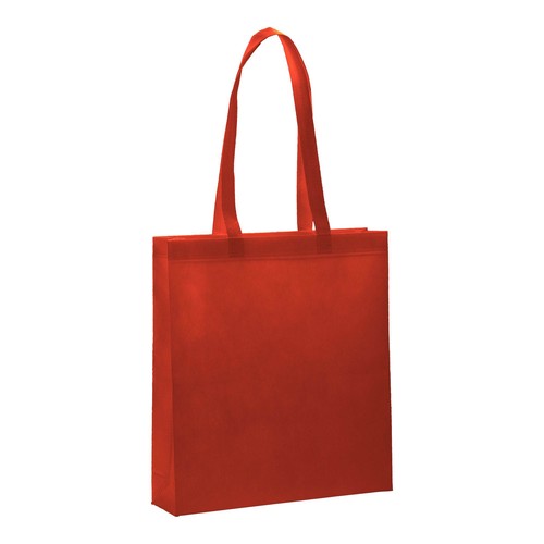 80 g/ m2 R-pet heat-sealed shopping bag with gusset