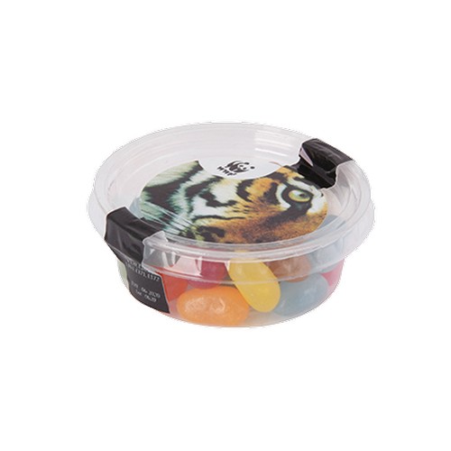 Transparent biodegradable pot