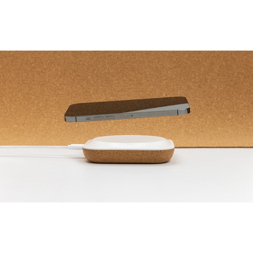 Caricatore wireless 10W Oregon in plastica riciclata RCS Caricatore wireless 10W Oregon in plastica riciclata RCS