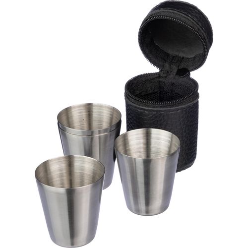 Set bicchieri da liquore in acciaio inossidabile Benjamin