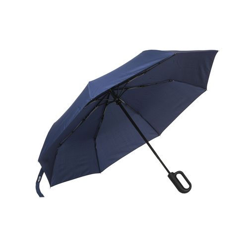 Parapluie automatique en R-PET avec poignée à mousqueton Parapluie automatique en R-PET avec poignée à mousqueton