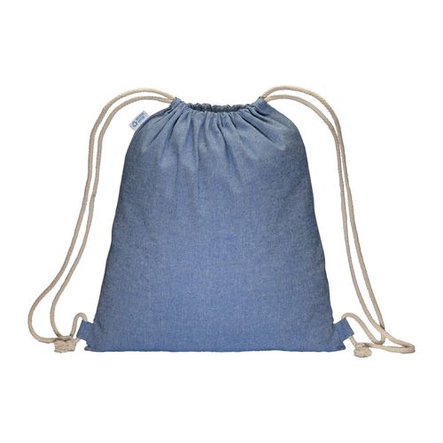 180 g/m2 recycled cotton backpack, with drawstring closure