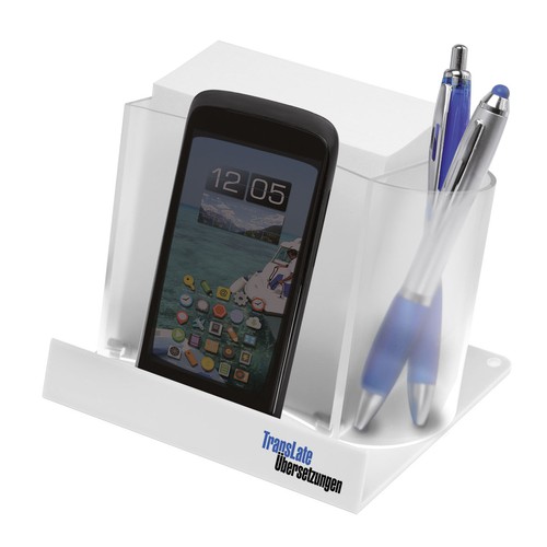 Support pour Smartphone et tablette avec collecteur de fiches