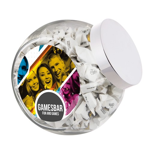 Large glass jar 2 liter