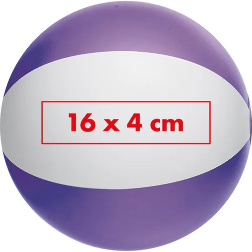 Bicoloured beach ball