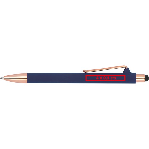 Rubberised ballpoint pen