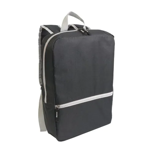 600D polyester laptop backpack with 2 pockets. Padded back and straps