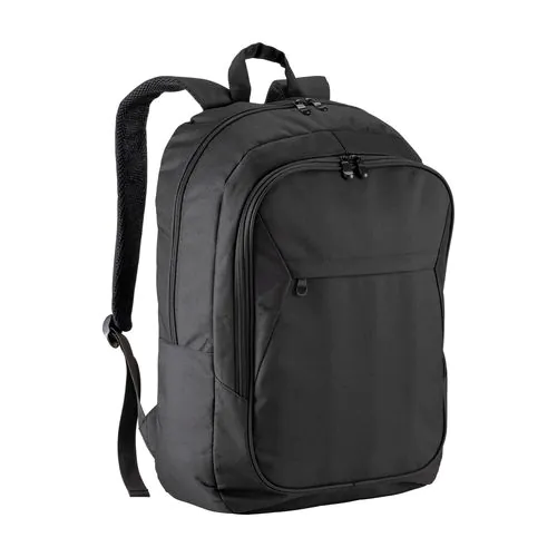 17-inch 300D polyester computer backpack with three pockets
