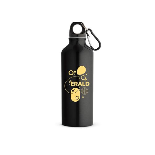 RE-LANDSCAPE M. Gourde en aluminium recyclé avec mousqueton 530 ml