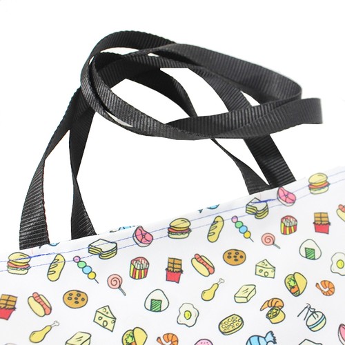 BAG WITH CUSTOMIZABLE RPET HANDLES