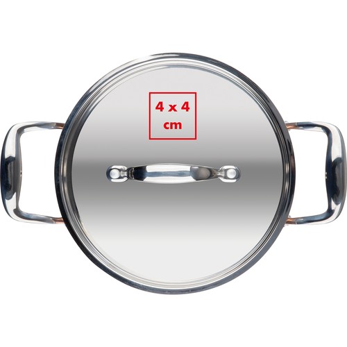 Casserole à induction avec couvercle Casserole à induction avec couvercle