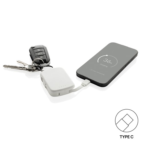 Nexo RCS keychain 2000 mah powerbank with integrated cables Nexo RCS keychain 2000 mah powerbank with integrated cables