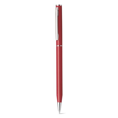 LESLEY METALLIC. Penna a sfera in alluminio con clip e meccanismo a rotazione LESLEY METALLIC. Penna a sfera in alluminio con clip e meccanismo a rotazione
