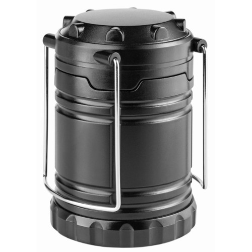 Metmaxx® LED MegaBeam lantern "OutdoorBuddyMini" black