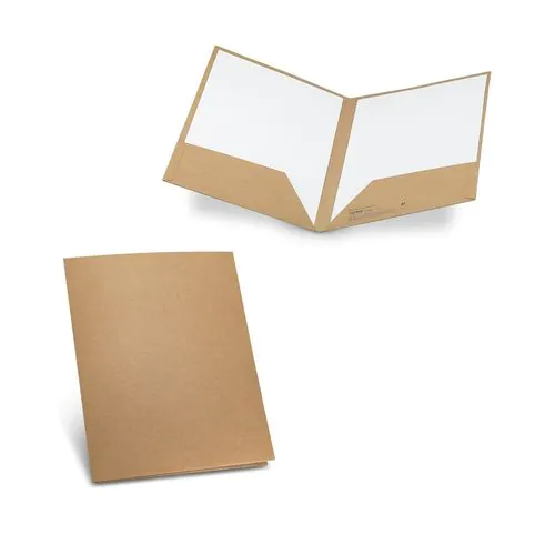 PUZO. A4 100% recicled paper document folder (400 g/m²)