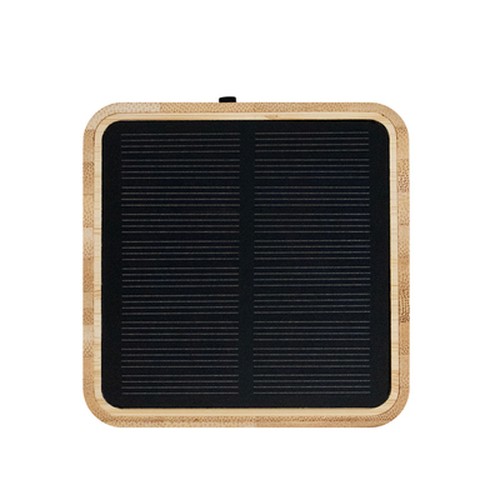 Bamboo wireless speaker 3W B'RIGHT, solar panel | Androwe