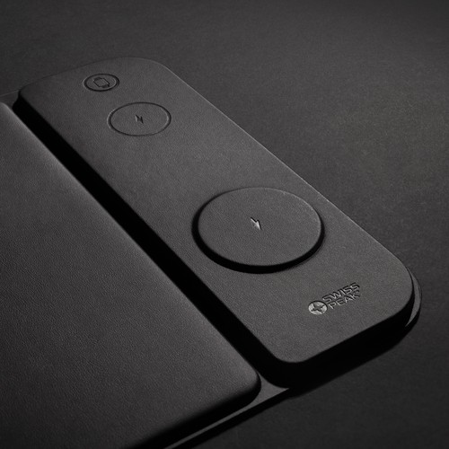 Tappetino mouse 3in1 con ricarica wireless 15W in rPET RCS