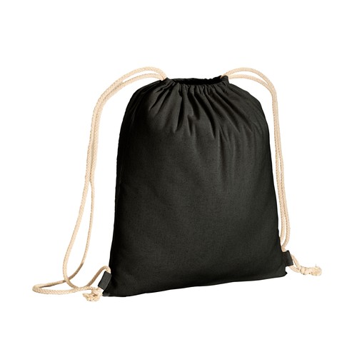 180 g/m2 cotton backpack, with drawstring closure