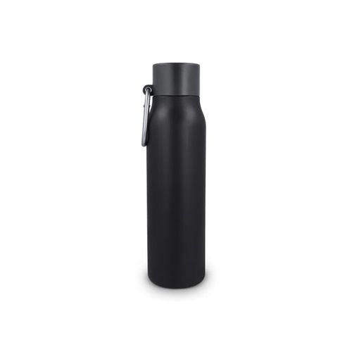 Borraccia termica con moschettone finitura opaca 600 ml