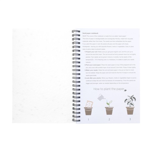 Seed Paper Notebook A5 notitieboek