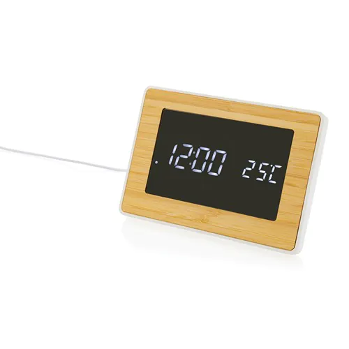 Utah RCS recycled plastic and bamboo LED clock Utah RCS recycled plastic and bamboo LED clock