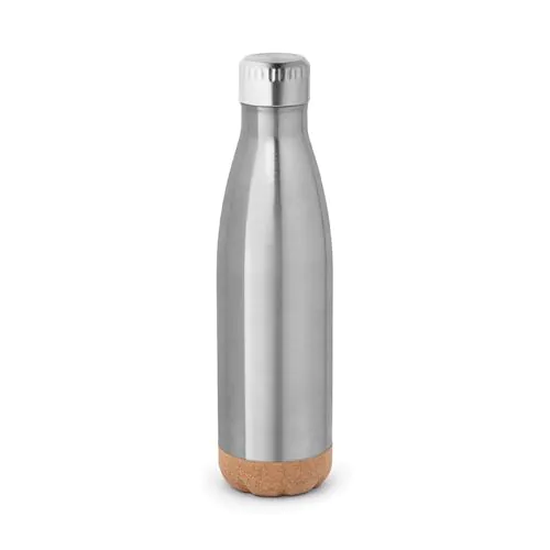 SOLBERG. Stainless steel thermos and cork base 560 mL SOLBERG. Stainless steel thermos and cork base 560 mL