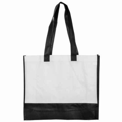80 g/m2 non-woven fabric shopping bag with gusset and long handles 80 g/m2 non-woven fabric shopping bag with gusset and long handles